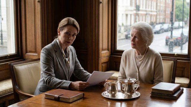 découvrez l'histoire captivante d'une tentative ingénieuse pour devenir l'unique héritière d'une retraitée millionnaire, un piège savamment orchestré dès le début.