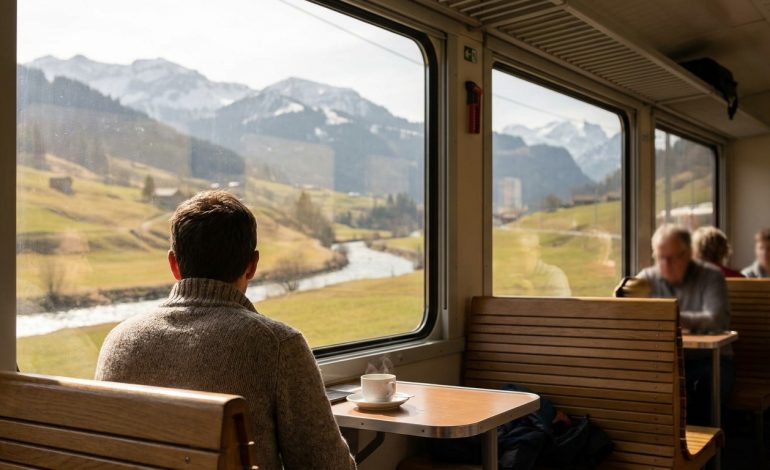 voyagez en train et profitez du plaisir unique d’admirer les paysages qui défilent à travers la fenêtre, en prenant le temps de redécouvrir chaque instant du trajet.