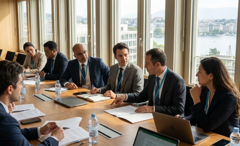 le gouvernement de la rdc, kinshasa et le groupe entament en suisse un neuvième round de négociations intenses pour résoudre des conflits et avancer vers la paix durable.