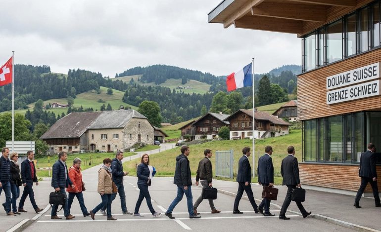 la suisse envisage de prendre en charge la gestion du chômage des travailleurs frontaliers en franche-comté, une mesure qui pourrait transformer les relations transfrontalières et le marché de l'emploi local.