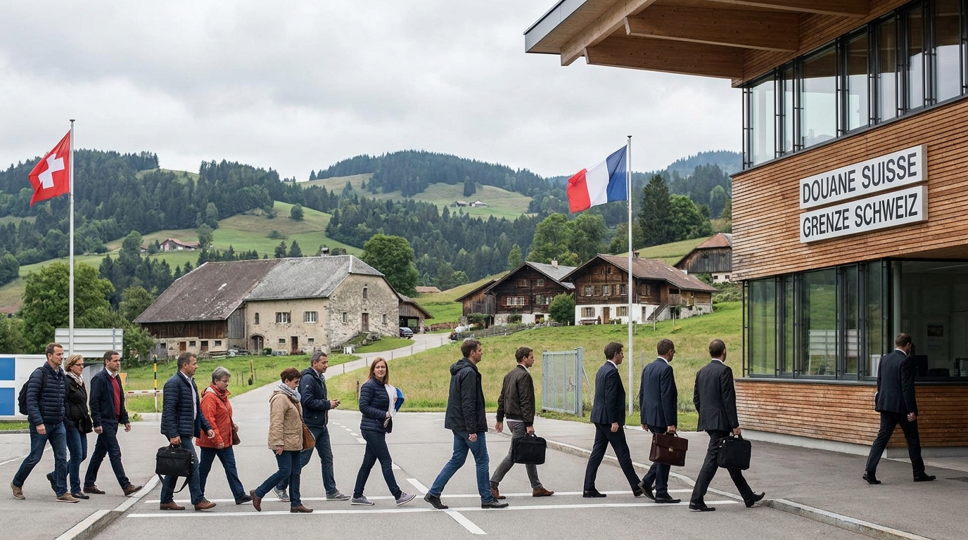 Franche-Comté : La Suisse envisage de gérer le chômage des travailleurs frontaliers