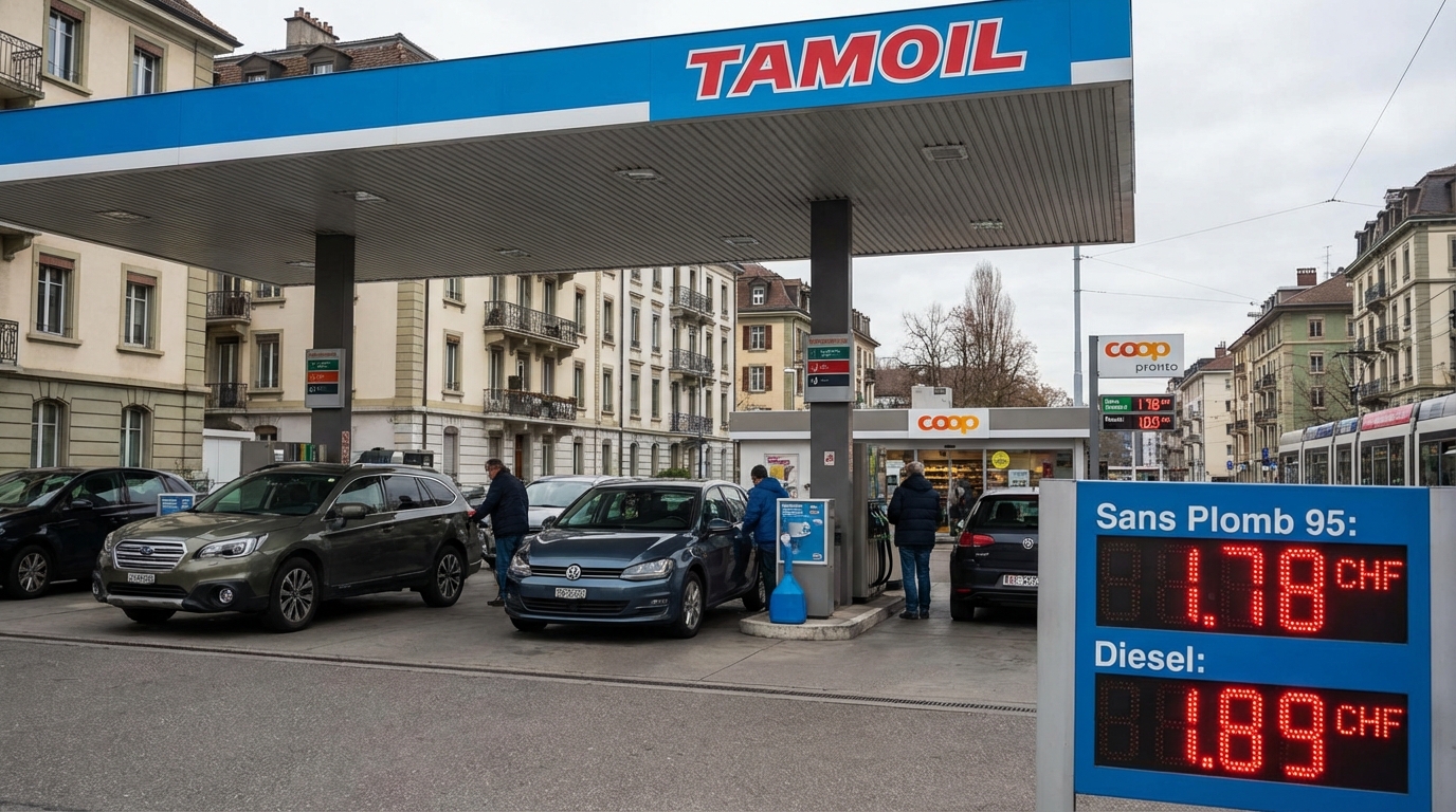 Genève : des prix de l’essence en Suisse un peu plus bas, mais avantageux seulement dans certains cas