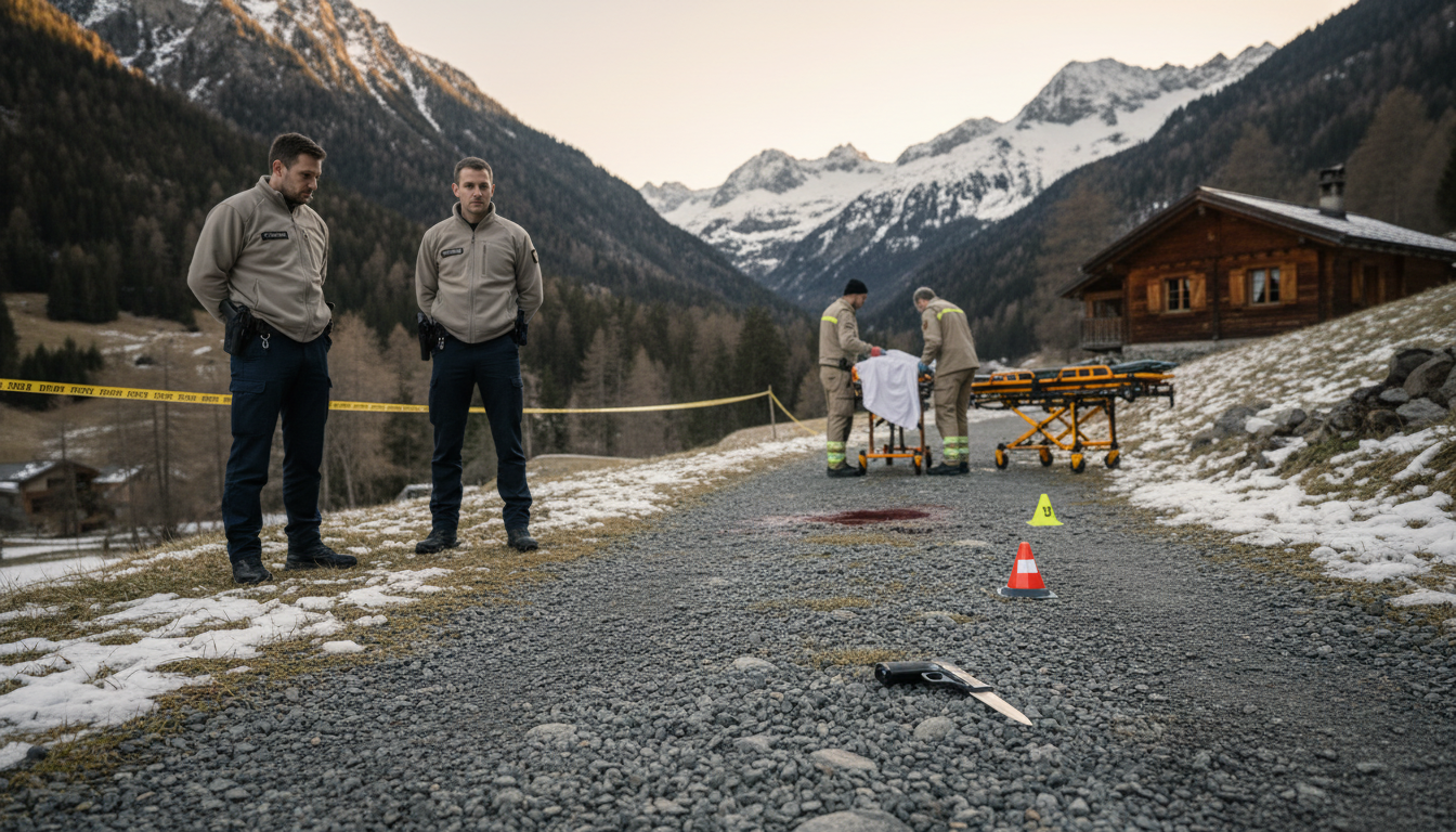 Haute-Savoie : Meurtre au couteau et blessure par balles lors d’un probable différend