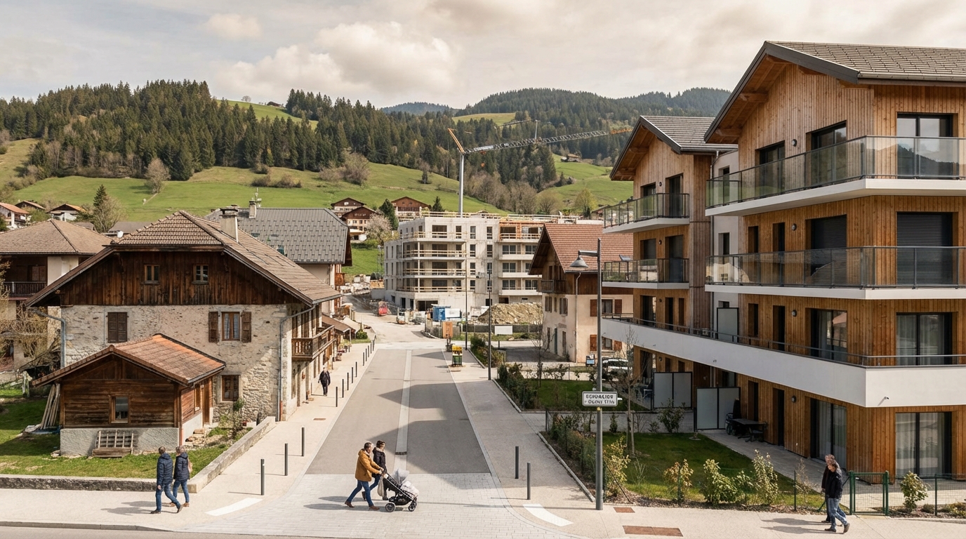 Immobilier en Haute-Savoie : Scionzier, la cité-dortoir d&rsquo;hier, s&rsquo;affirme comme une ville en pleine ascension