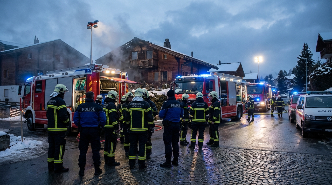 Incendie à Crans-Montana : les secours déposent plainte suite à des événements perturbants lors de la nuit fatidique