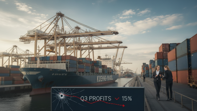 découvrez comment kuehne+nagel fait face à une baisse de ses bénéfices en raison des défis actuels du commerce maritime mondial.