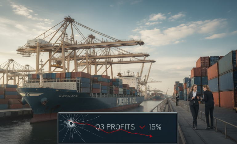 découvrez comment kuehne+nagel fait face à une baisse de ses bénéfices en raison des défis actuels du commerce maritime mondial.