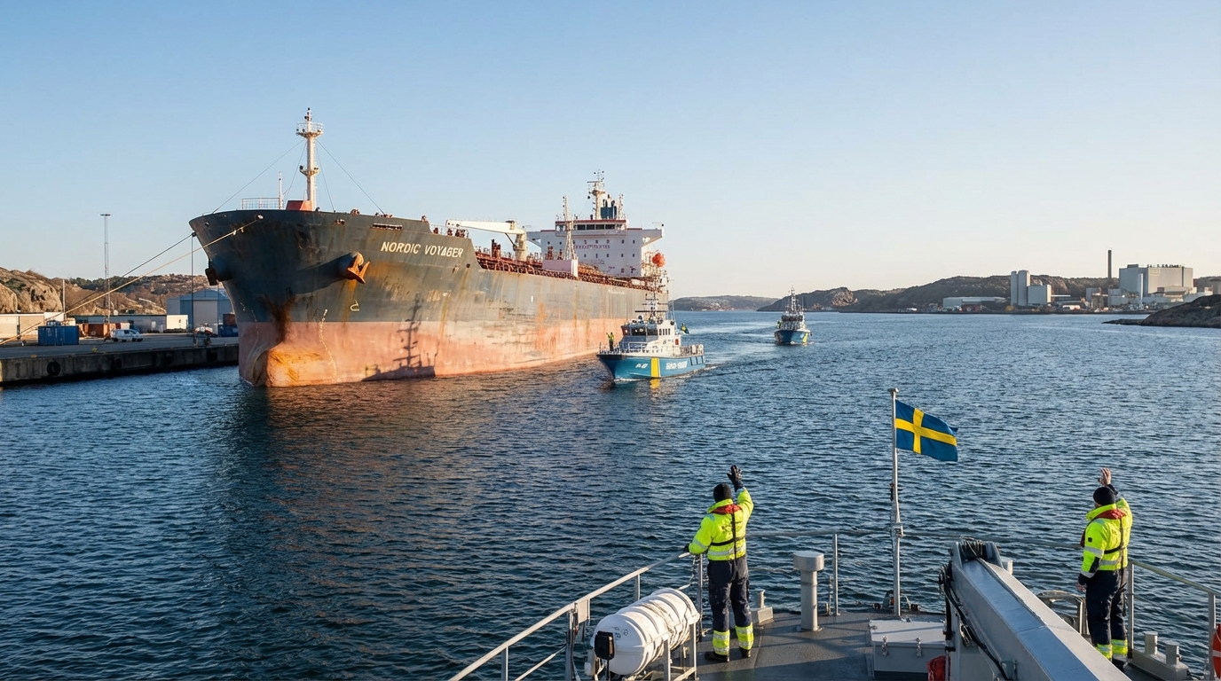 La Suède libère un pétrolier suspecté d&rsquo;avoir causé une marée noire