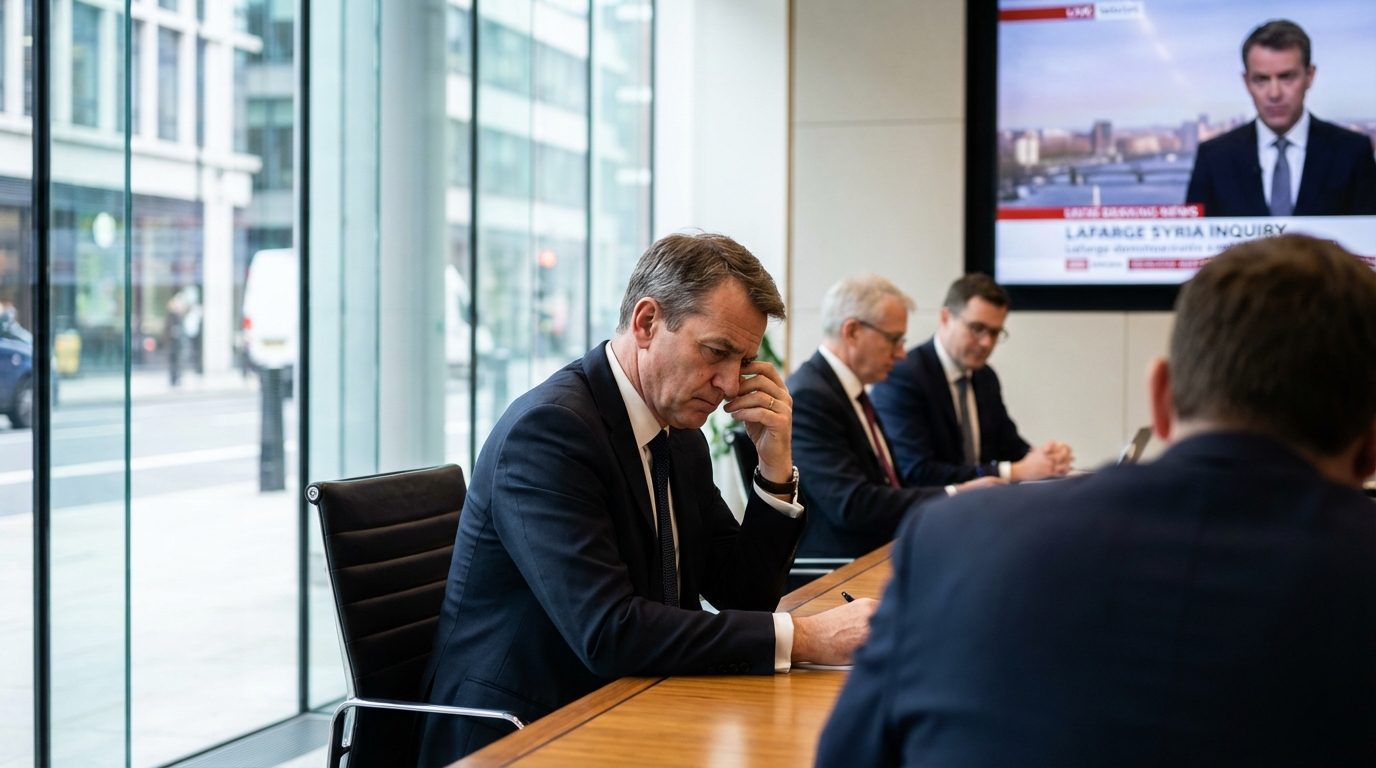 Lafarge condamnée pour avoir financé des groupes terroristes en Syrie : l’ex-PDG dans la tourmente