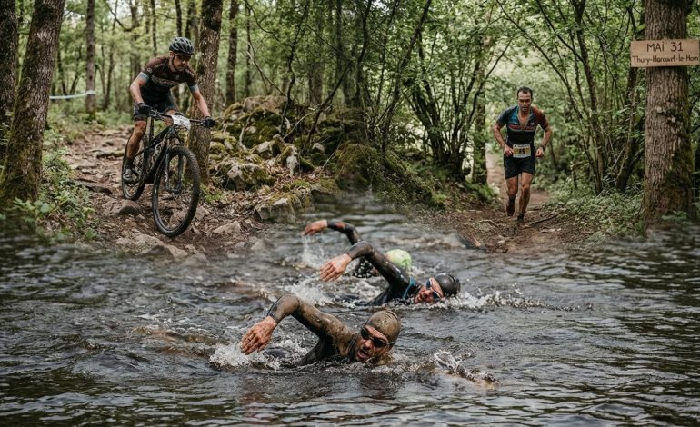 participez le 31 mai à thury-harcourt-le hom à un cross triathlon unique alliant natation en eau libre, vtt et course trail pour une aventure sportive inoubliable.