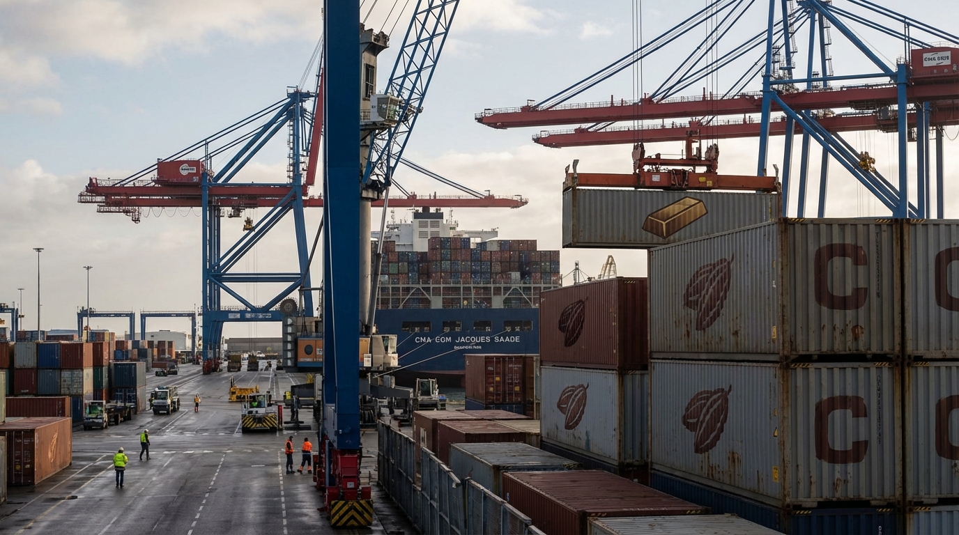 Le port du Havre : carrefour stratégique de l’exportation du chocolat français