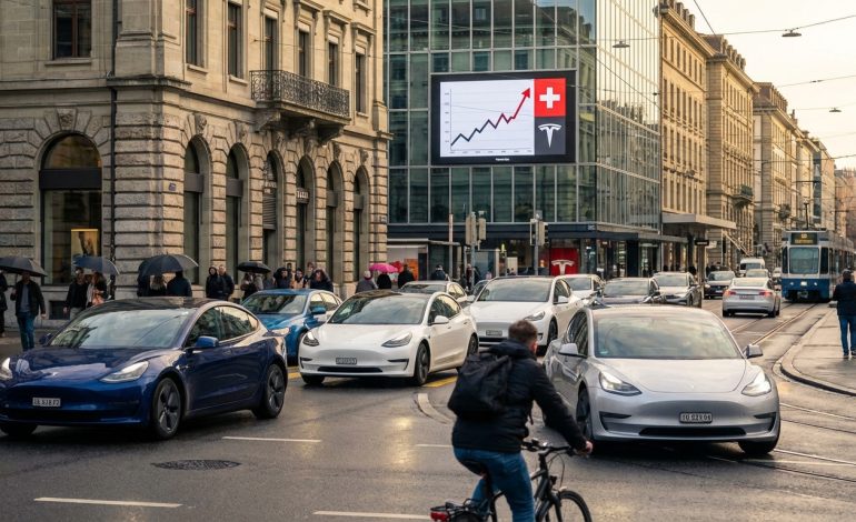 Mars signe une envolée spectaculaire des immatriculations de voitures Tesla sur les marchés clés