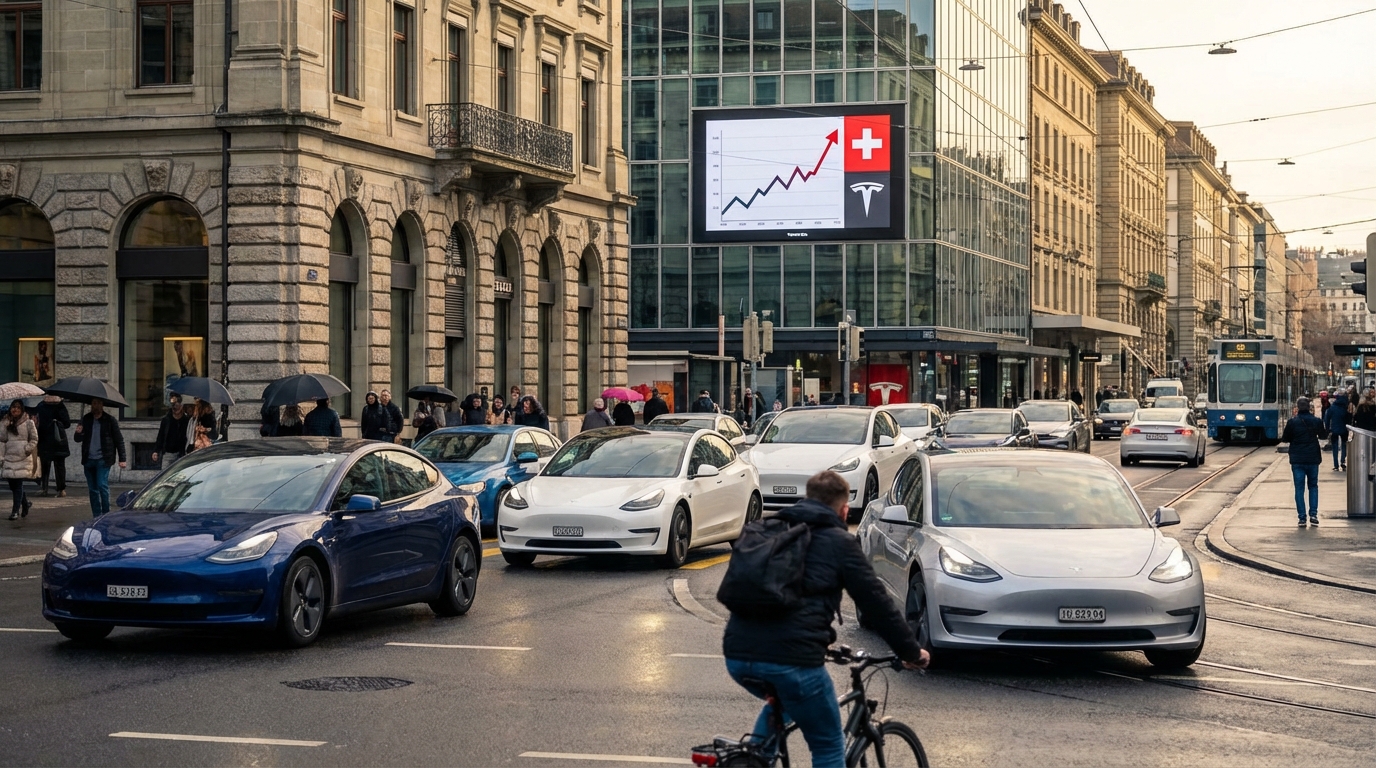 Mars signe une envolée spectaculaire des immatriculations de voitures Tesla sur les marchés clés