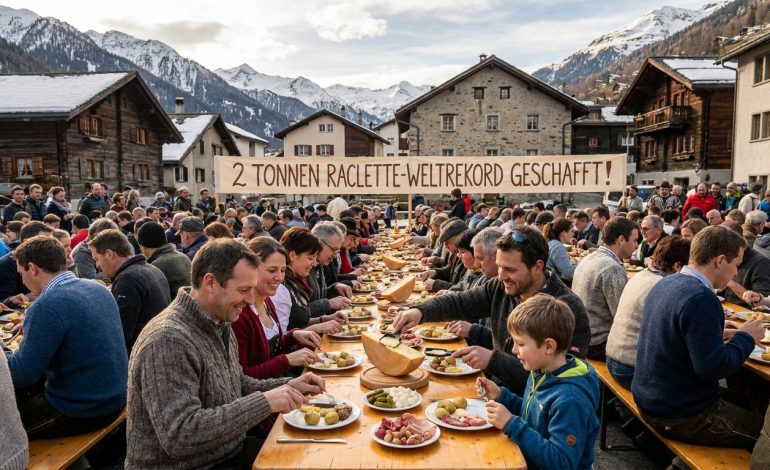découvrez le nouveau record mondial en suisse avec un festin géant où deux tonnes de raclette ont été dévorées, célébrant la tradition et la passion pour ce plat emblématique.