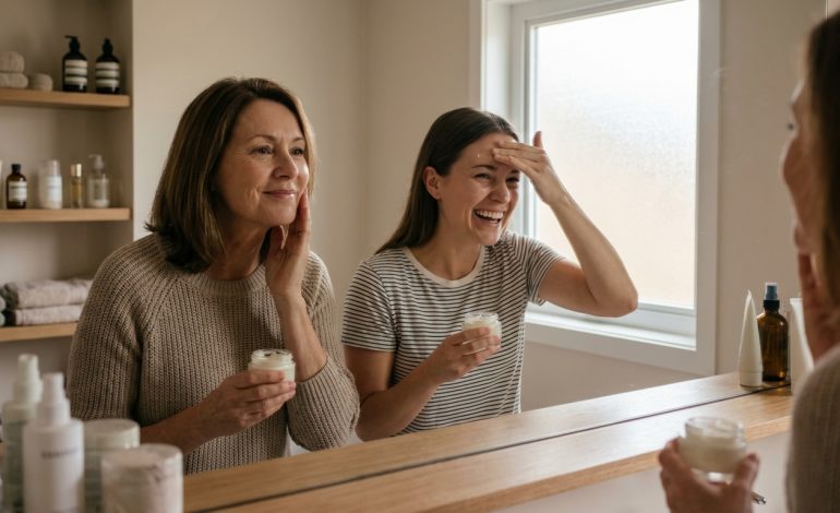 découvrez si vous pouvez réellement partager la même routine de soins de la peau que votre maman et adaptez vos habitudes beauté selon votre type de peau.