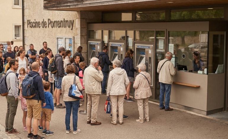 découvrez les nouvelles modalités d'accès à la piscine de porrentruy en suisse : les visiteurs français doivent désormais réserver et payer leurs billets en ligne avant leur visite.