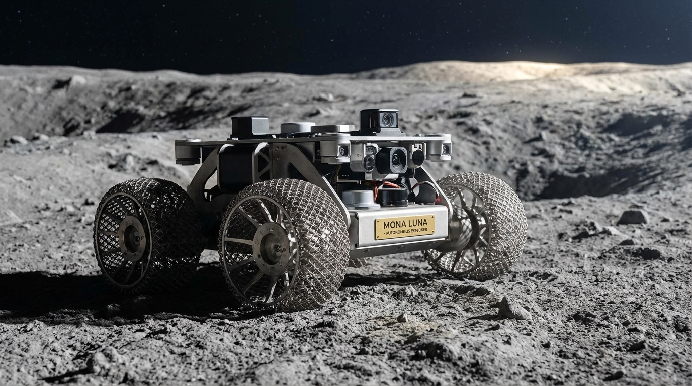 Roues ultra-flexibles et autonomie avancée : découvrez Mona Luna, notre rover aussi précieux que la Joconde