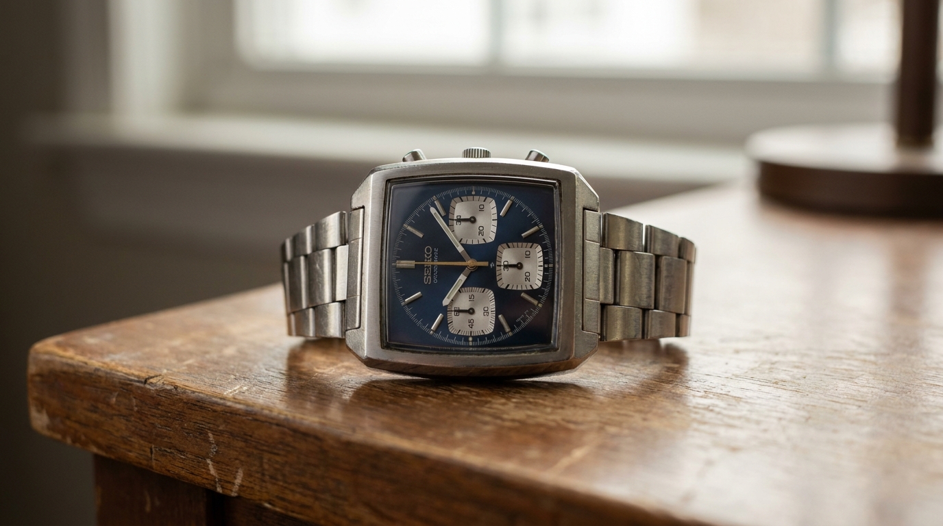 Seiko Kakume 1976 : L&rsquo;élégance rétro réfléchie à travers le temps