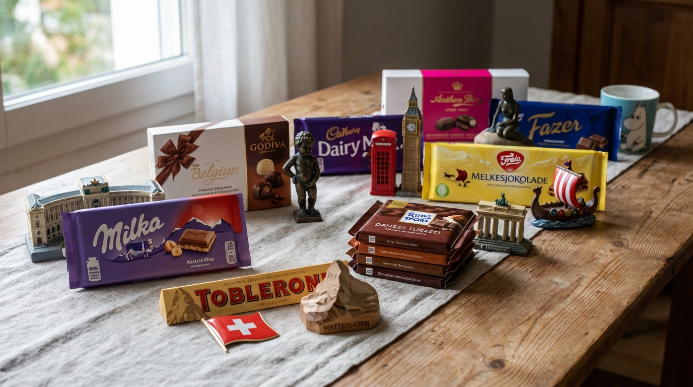 Top 8 des pays où la consommation de chocolat par habitant atteint des sommets