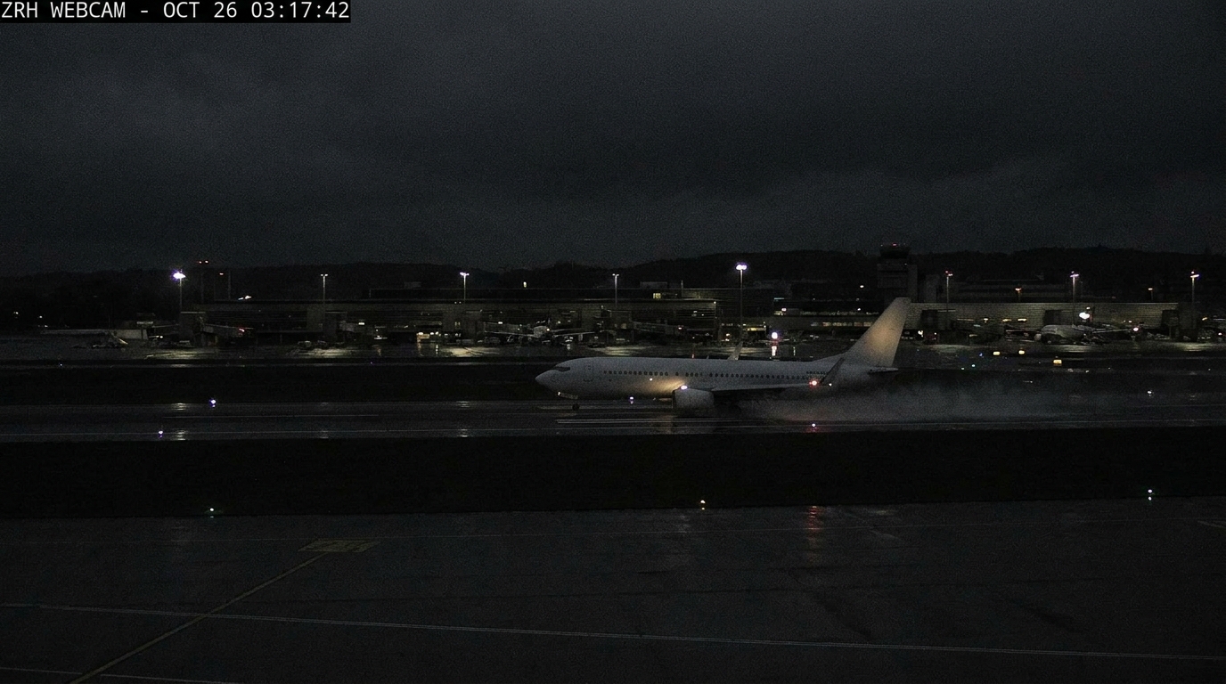 Un Boeing atterrit incognito à Zurich en pleine nuit malgré l&rsquo;interdiction de vol — révélations des webcams