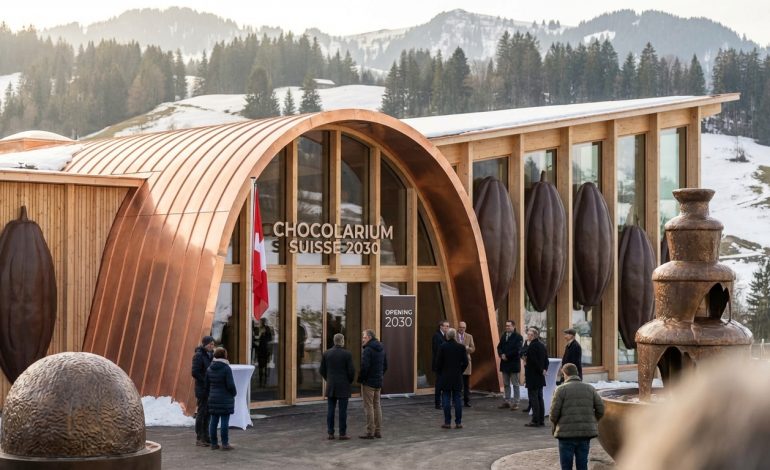 découvrez la nouvelle méga destination chocolatée qui ouvrira ses portes en suisse en 2030, un véritable paradis pour les amateurs de chocolat alliant innovation et tradition.