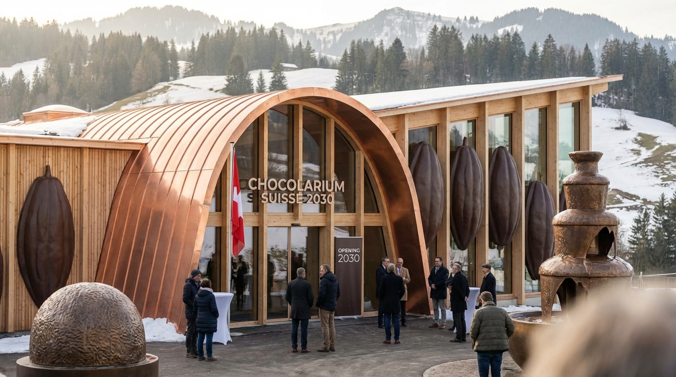Une méga destination chocolatée débarque en Suisse : ouverture prévue en 2030