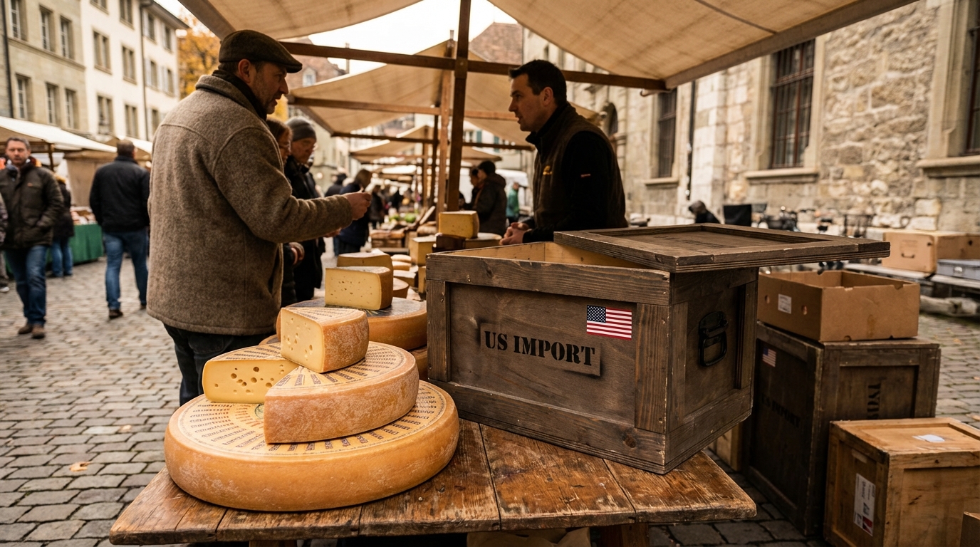Vue d&rsquo;Europe : les États-Unis prévoient un investissement de 10 millions de dollars dans l&rsquo;importation de fromage suisse