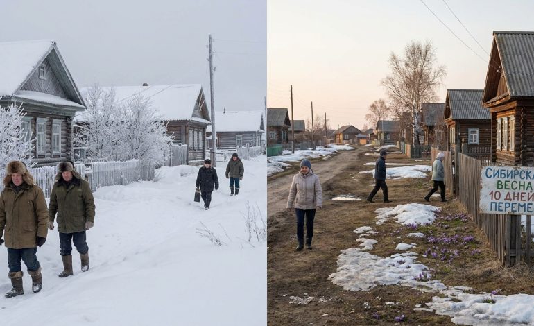 découvrez le surprenant voyage climatique d’un petit village sibérien en 10 jours, passant du froid intense à une douce chaleur, illustrant des variations météorologiques impressionnantes.