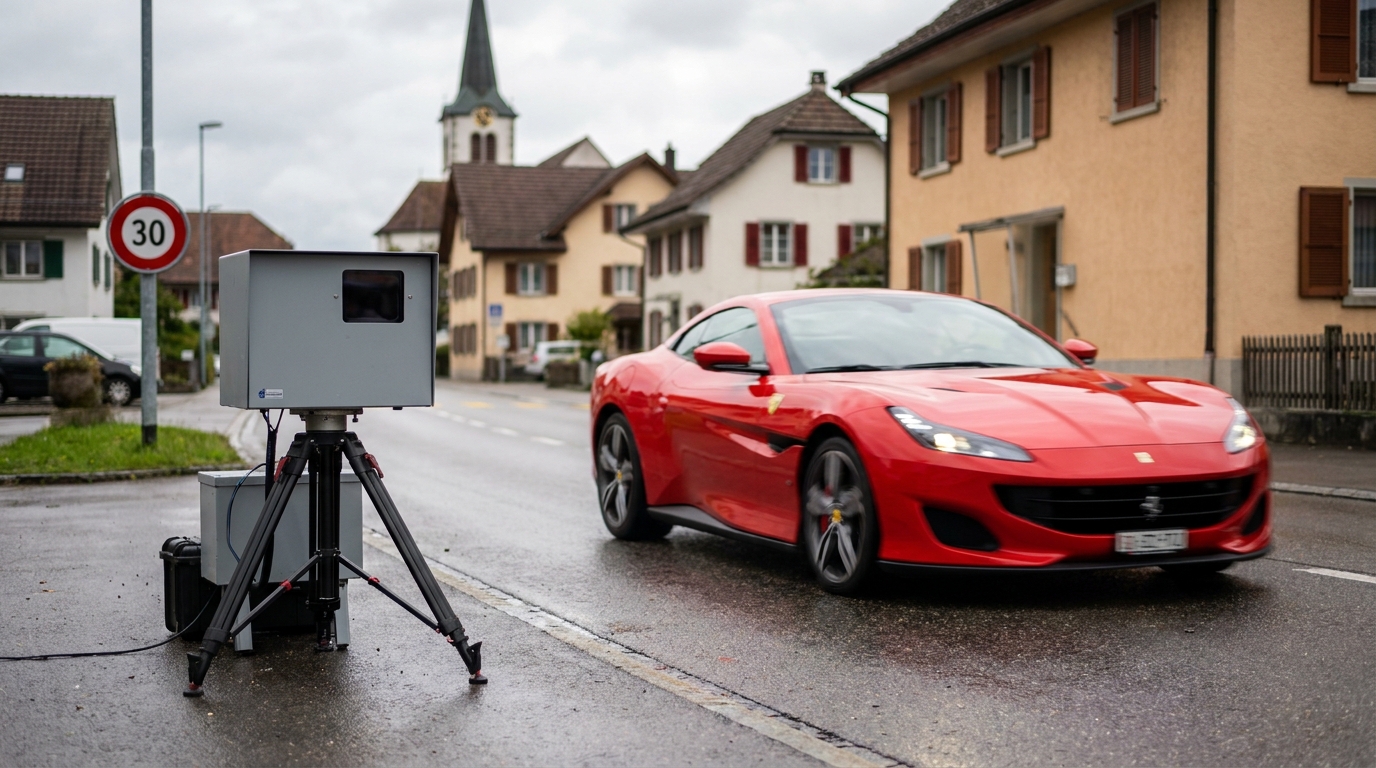 À 74 ans, un conducteur flashé à 142 km/h en zone 30 : la Ferrari n’a pas échappé au radar implacable