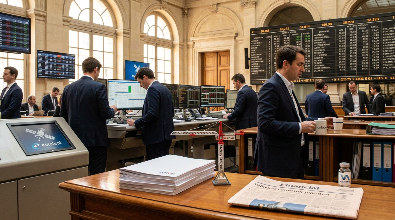 Alstom, Coface, Eiffage, Eutelsat, Vallourec, Valneva : les actions phares à surveiller aujourd’hui à la Bourse de Paris