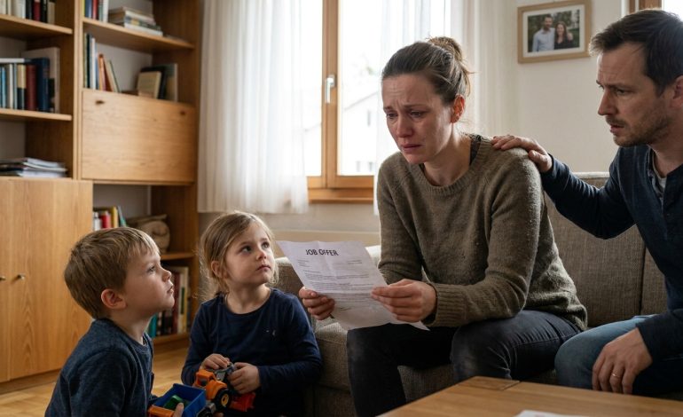 découvrez l'histoire saisissante d'une femme qui, munie d'une promesse d'embauche, démissionne et déménage avec sa famille, pour apprendre que le poste n'existait pas réellement.