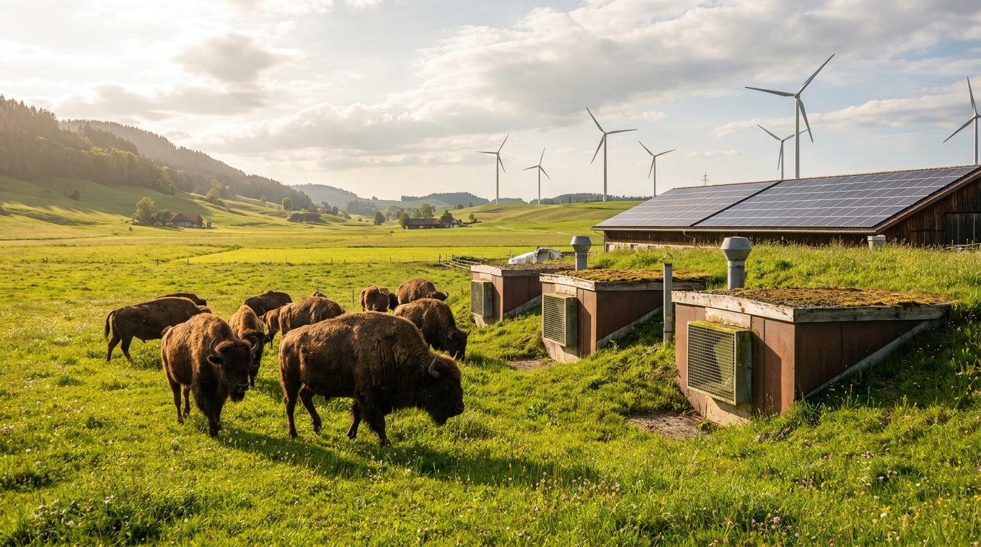 Bisons, capteurs de carbone et énergie abordable : les grandes avancées écologiques de 2026
