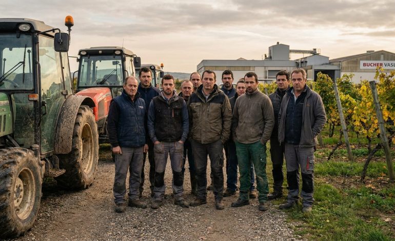 la société bucher-vaslin, spécialisée dans le secteur viticole près d’angers, fait face à une crise majeure mettant en péril 57 emplois. découvrez les enjeux et perspectives de cette situation critique.