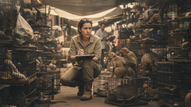 découvrez l'interview de cleo bertelsmeier, biologiste, sur les dangers accrus de la transmission des maladies liés au commerce des espèces animales.
