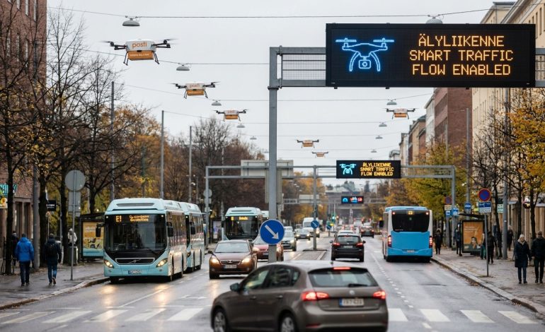 découvrez comment la finlande utilise les drones et l'intelligence artificielle pour améliorer la fluidité du trafic routier et renforcer la sécurité, explorant un pari technologique audacieux.