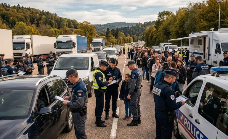 renforcement des contrôles à la frontière franco-suisse dans le doubs grâce à une opération d'envergure visant à sécuriser la région et faciliter la coopération transfrontalière.