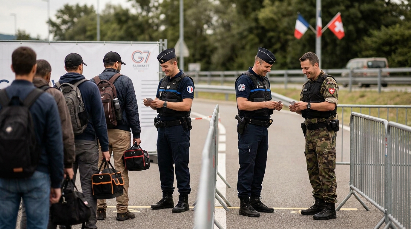 France-Suisse : au G7, accès prioritaire pour les frontaliers des infrastructures critiques