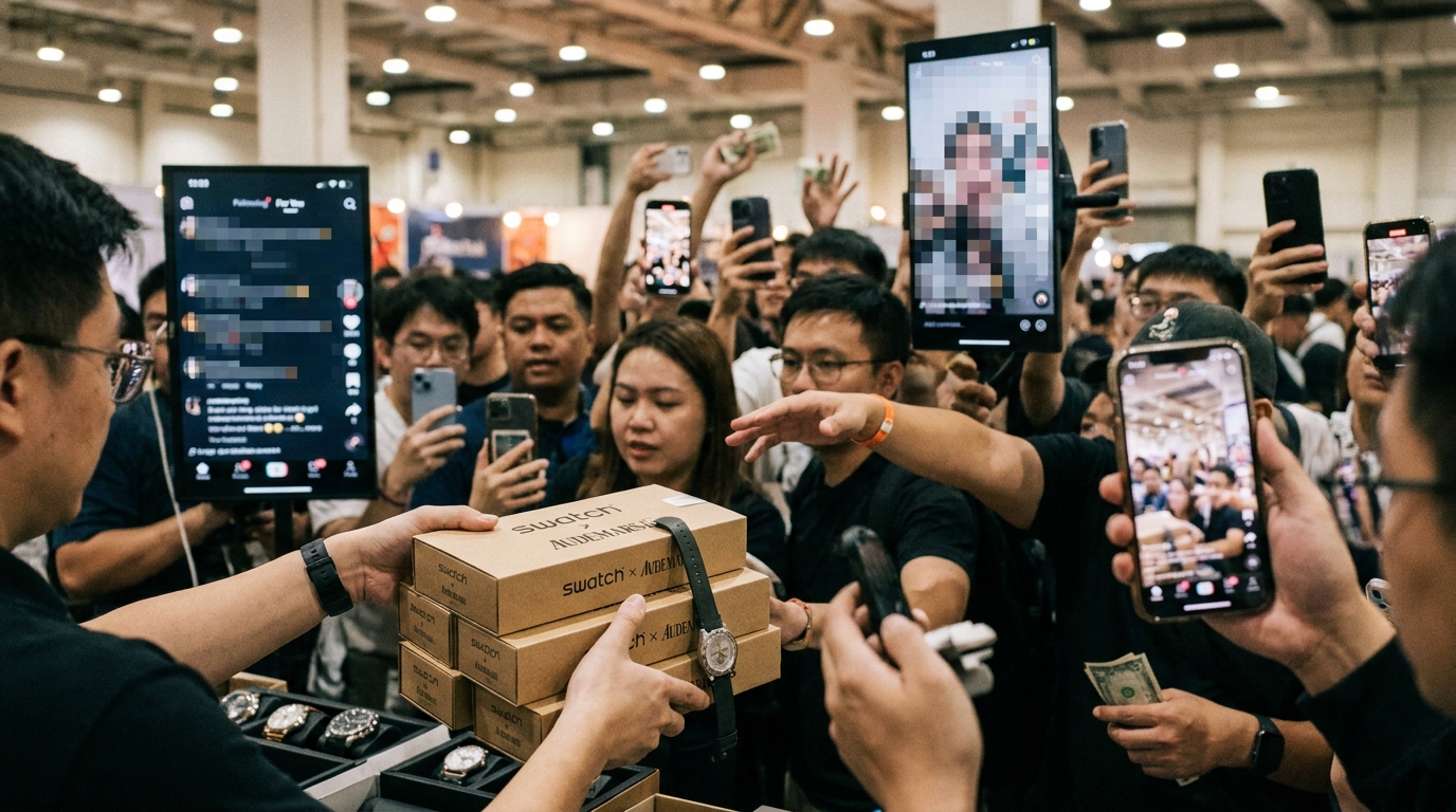 Frénésie sur TikTok : chaos sur les réseaux et revente fulgurante autour de la collaboration Swatch x Audemars