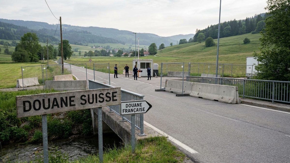 en juin, lors du sommet du g7 à évian, la suisse limite ses échanges en fermant 21 de ses 28 points de passage frontaliers avec la france, impactant la circulation transfrontalière.