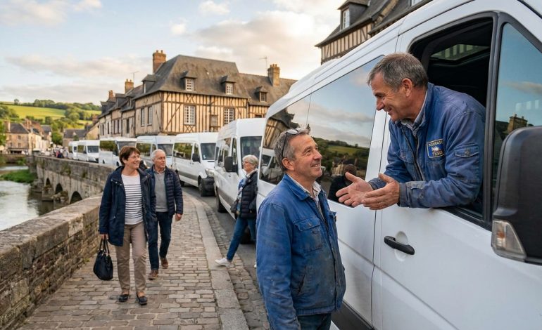 « Jamais de routine pour ce chauffeur indépendant normand : au cœur du transport de groupes et convois »