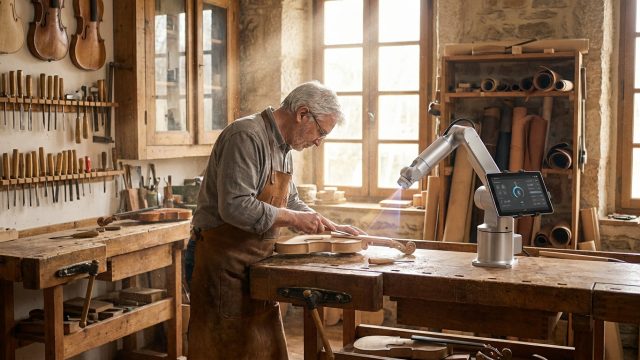 découvrez comment l'intelligence artificielle révolutionne les ateliers artisanaux en alliant innovation technologique et savoir-faire traditionnel pour transformer le métier des artisans.