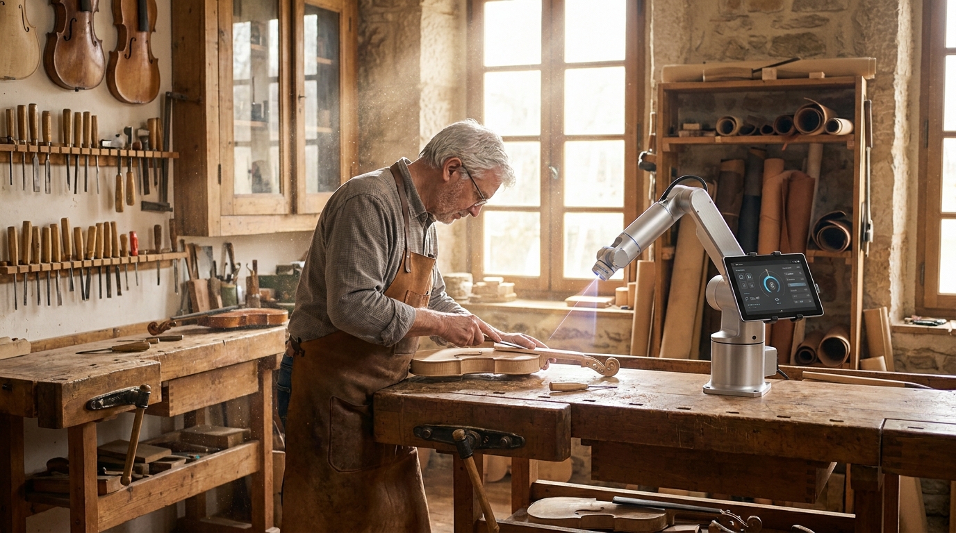 L&rsquo;IA fait son entrée dans les ateliers : quand innovation rime avec tradition chez les artisans