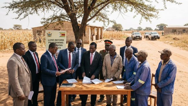 le zimbabwe prévoit de restituer des dizaines de fermes confisquées à des étrangers depuis plus de 20 ans, marquant un tournant majeur dans la gestion des terres et les relations internationales.