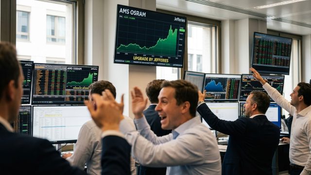 le cours des actions d’ams osram monte en flèche après la révision à la hausse des prévisions par jefferies, reflétant un optimisme croissant sur la performance de l'entreprise.