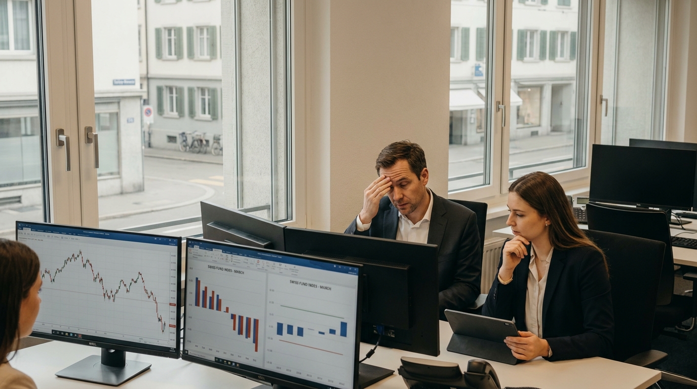 Le marché suisse des fonds stagne suite aux résultats décevants du mois de mars