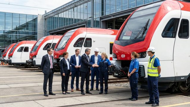 les cff décrochent un contrat de 2 milliards d'euros pour commander jusqu'à 200 nouvelles rames, suite à une négociation intense visant à moderniser le parc ferroviaire.
