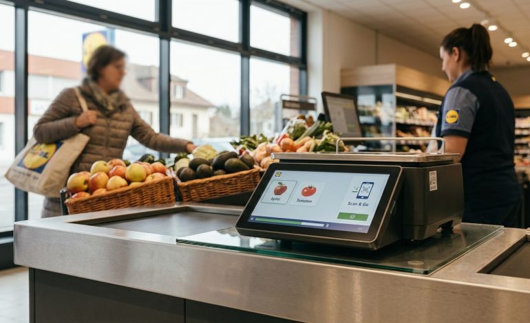 découvrez les nouvelles balances intelligentes ia de lidl qui identifient automatiquement fruits et légumes, permettant jusqu'à 50 % de temps économisé lors de vos achats.