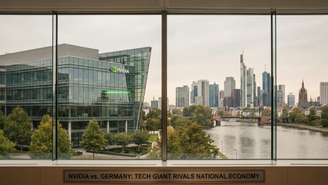 découvrez comment nvidia dépasse l'allemagne et explorez la compétition entre les géants de la technologie et les plus grandes économies mondiales.