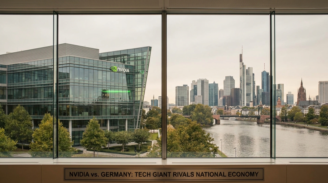 Nvidia surpasse l&rsquo;Allemagne : quand les titans de la tech rivalisent avec les plus grandes économies mondiales