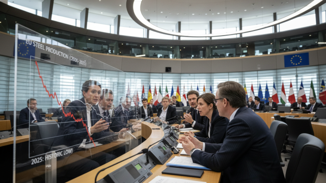 en 2025, la production d'acier en europe atteint un creux historique, suscitant des réactions importantes des eurodéputés face aux enjeux économiques et industriels.